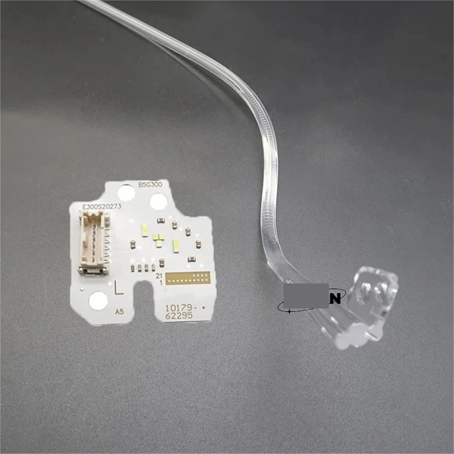 Fit For Honda Vezel HR-V White Angel Eye Ballast Module 2019-2022 Car Headlights DRL CHIP Conduit Strip Light Guide Plate Repair Kit(A pair lights)