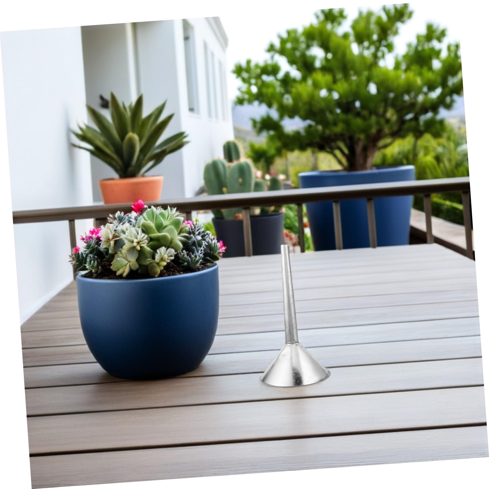 Ugello per Irrigazione da Giardino in Acciaio Inox Argento | Distribuzione Uniforme Dell'acqua, Struttura Rinforzata, per Aiuole e Piante in Esterno o Casa