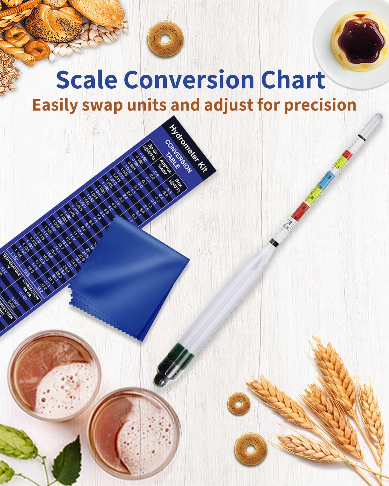Wine Making Hydrometer - Measure ABV & Brix -7