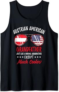 Funny Austrian American Grandfather Austrian Roots Tank Top