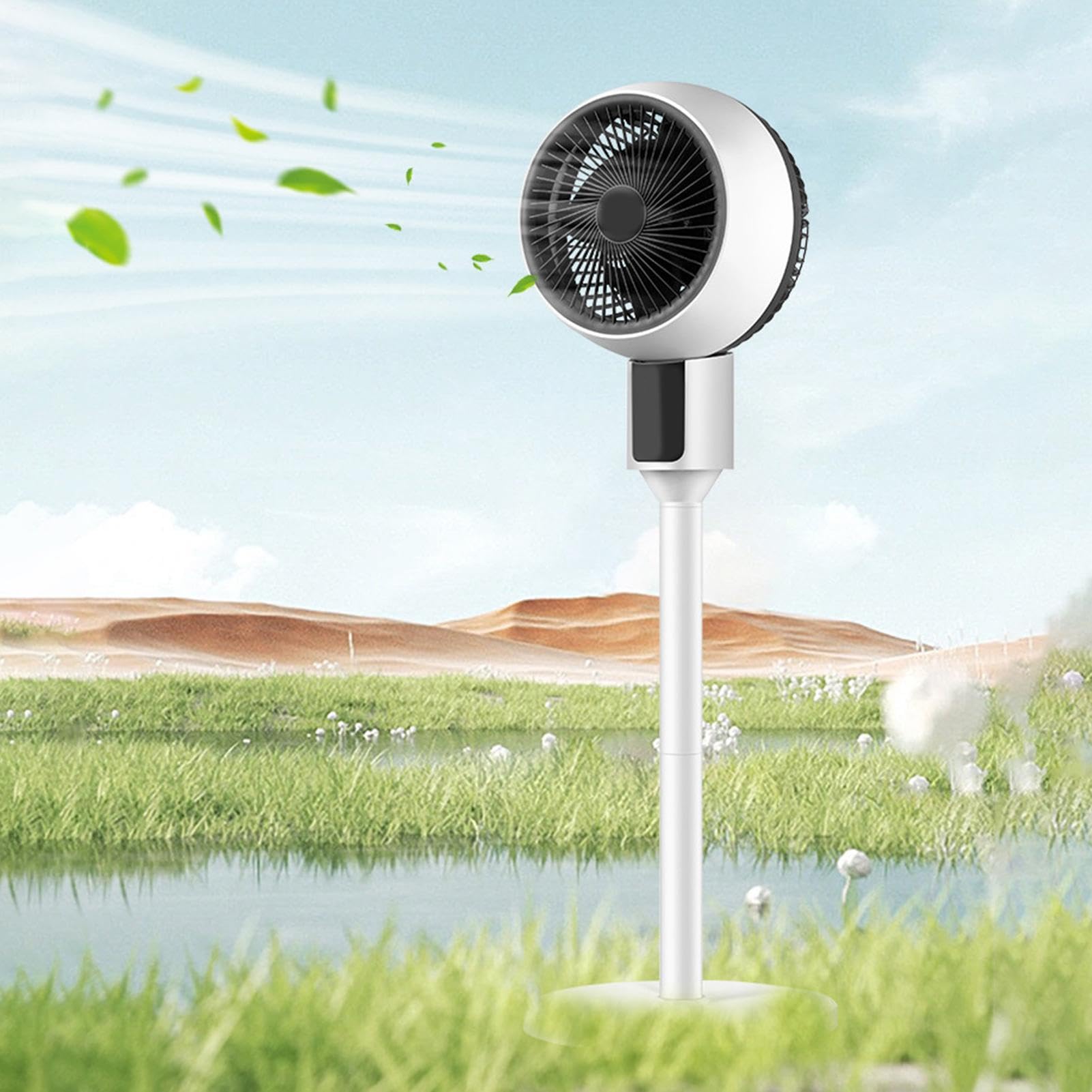 Ventilatore A Piantana A Stelo Sottile, Silenzioso E Potente, 3 | Ventilatore A Piantana per Ufficio, Patio, Negozio, Dormitorio, Bagno, Camera da , Stanza, Casa, Garage