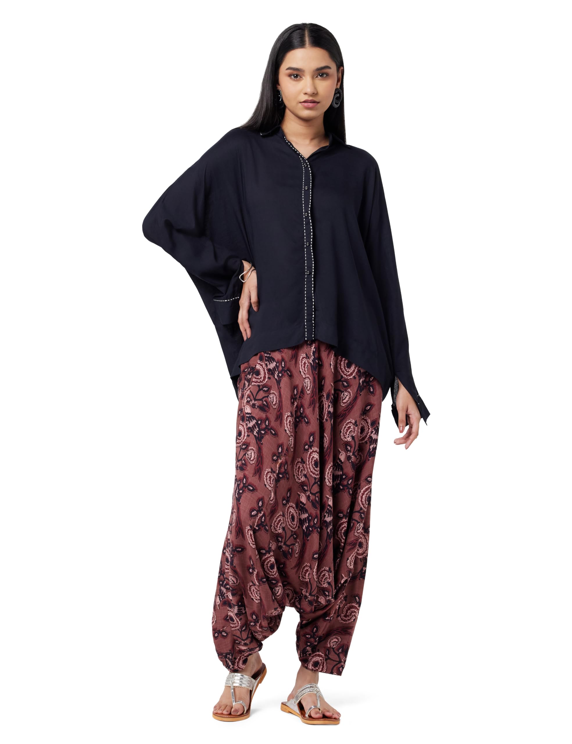 Women Rayon Asymmetric Kurta Set-image-39