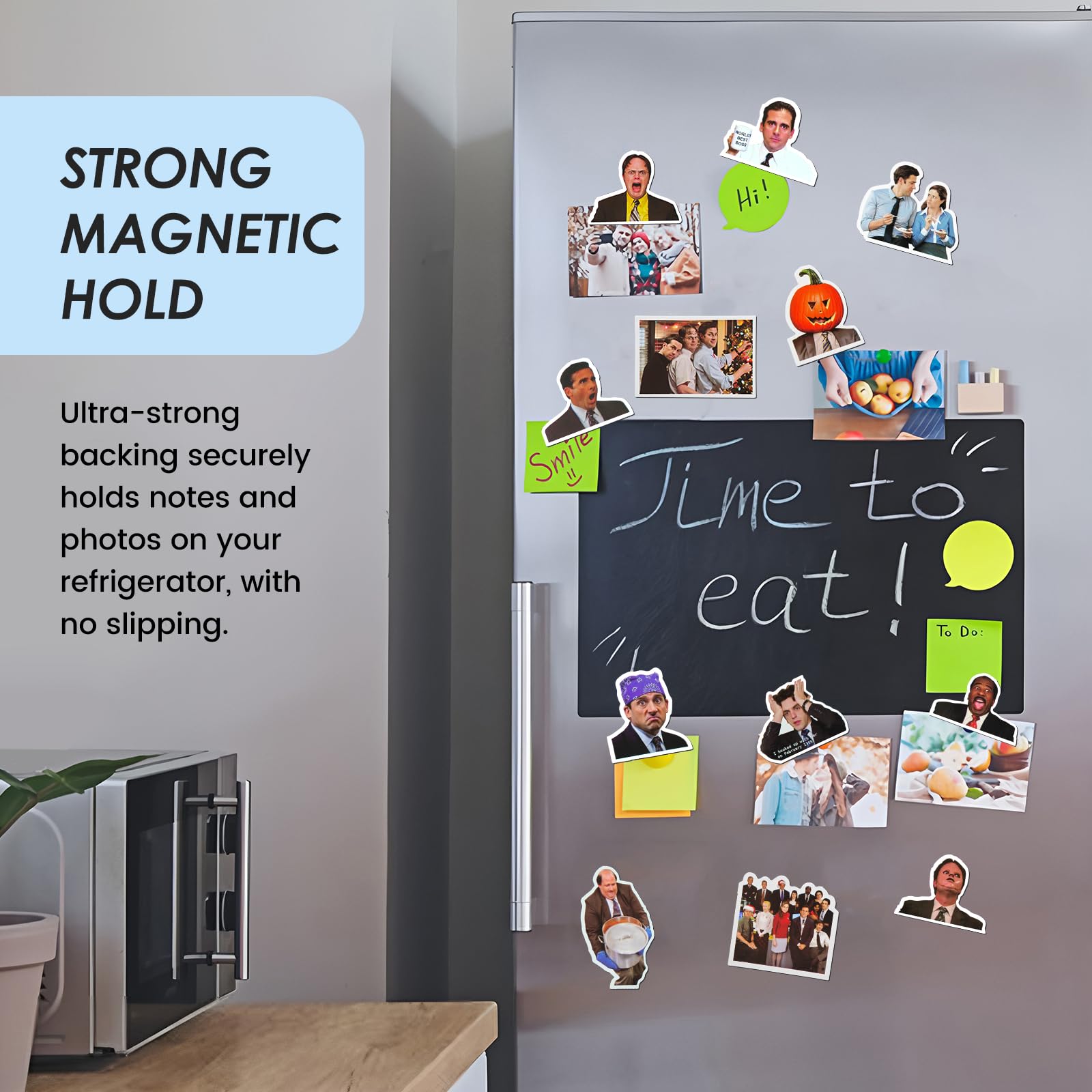 The Office Magnets 12 pcs- Great Gift for Office Fans, Funny TV Show Fridge Decor for Cabinets Fridge Locker