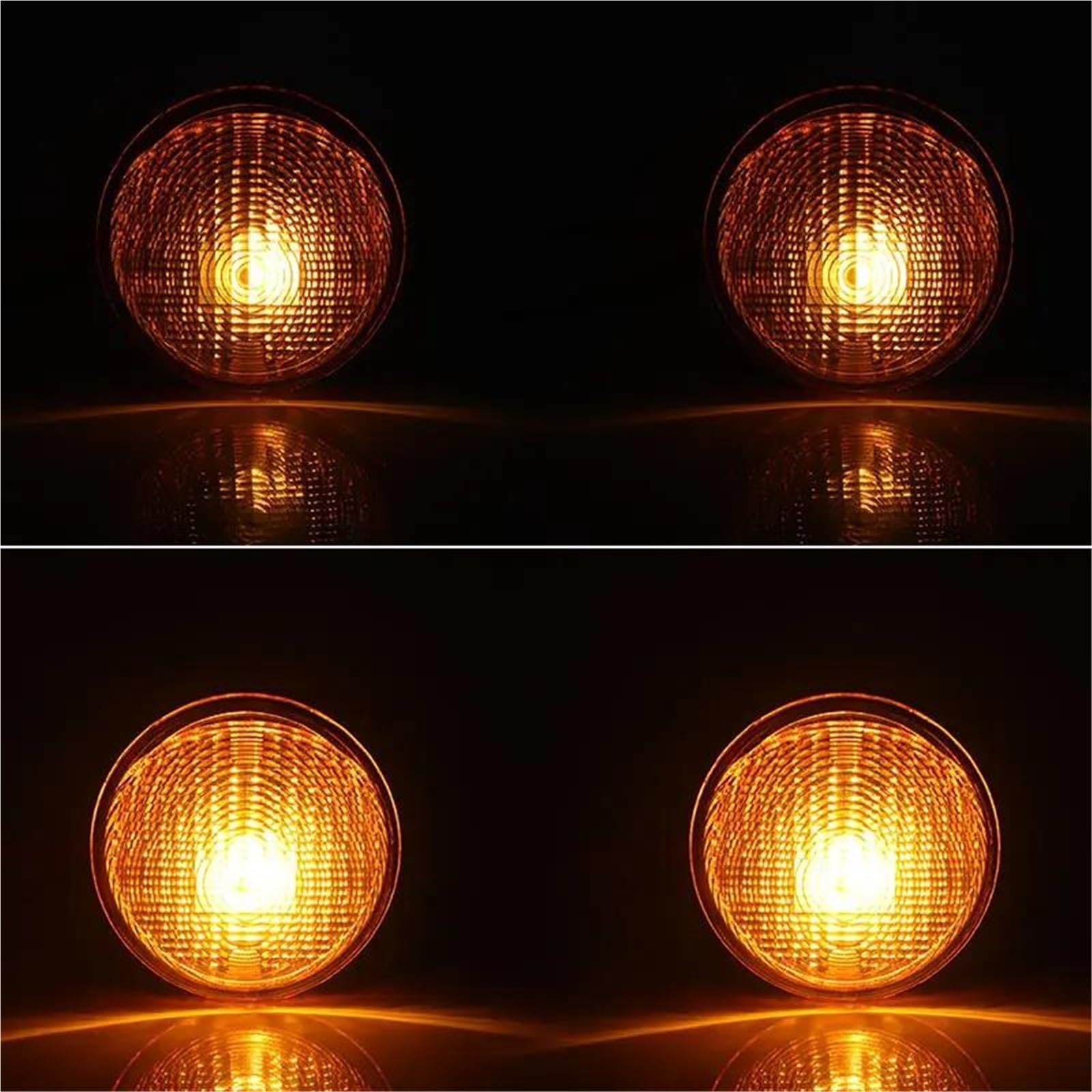 Indicatori Direzione Per Jeep Per Wrangler 2014-2017 Lampadina Indicatore Direzione Paraurti Anteriore 68200290AA Spia Laterale Griglia Anteriore 68200291AA Indicatore Laterale(2pcs Left and Right)