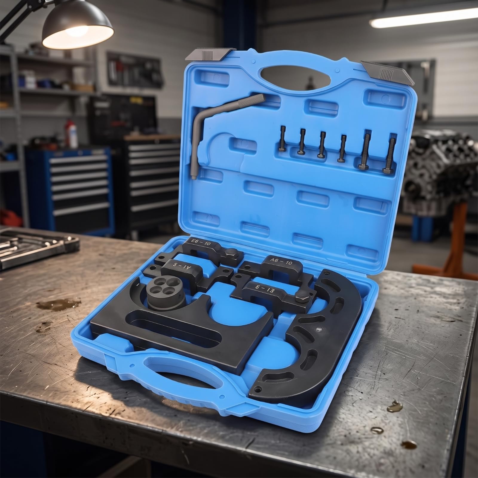 predolo Kit Calage Distribution | Professionnel, Calage pr constructeur automobile allemand moteur haute performance, Précis, Atelier