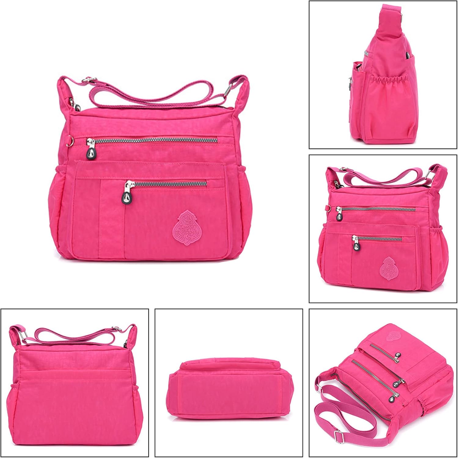 NOTAG Crossbody Bag for Women Nylon Purses Lightweight Shoulder Bags Multipockets Crossbody Handbags - Image 3