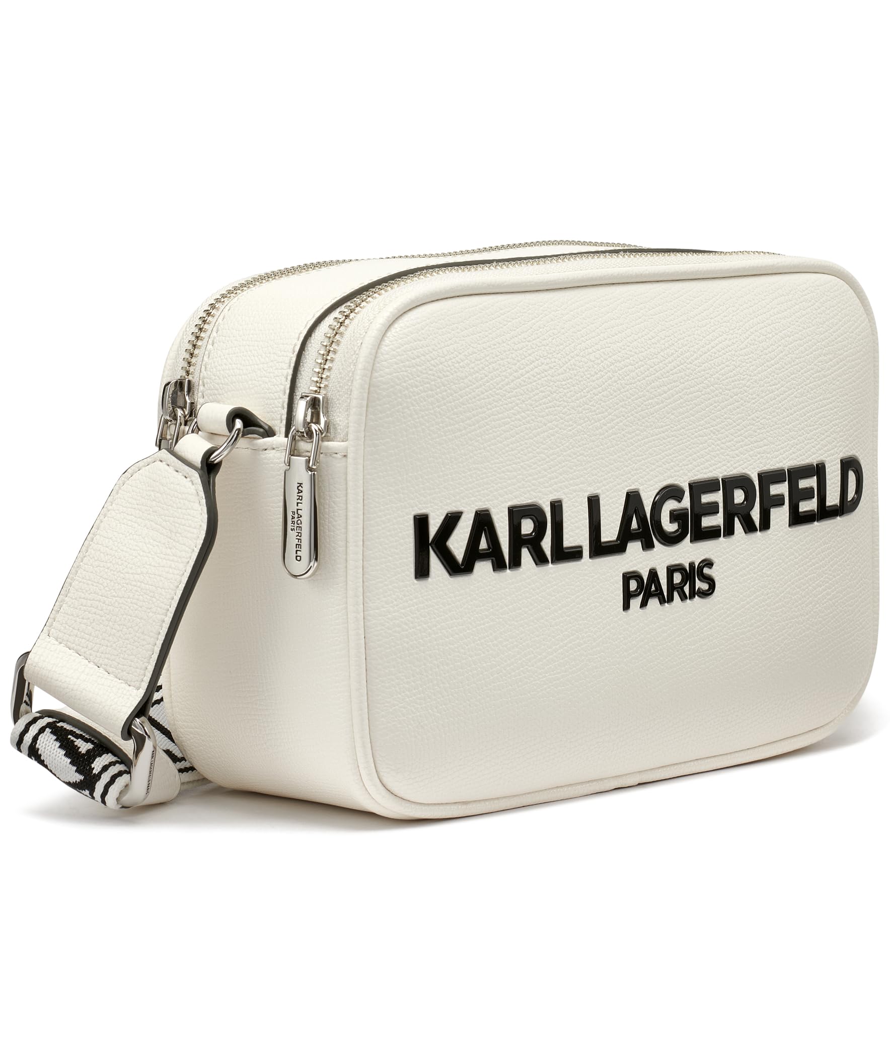 KARL LAGERFELD womens Maybelle Solid Crossbody With Logo