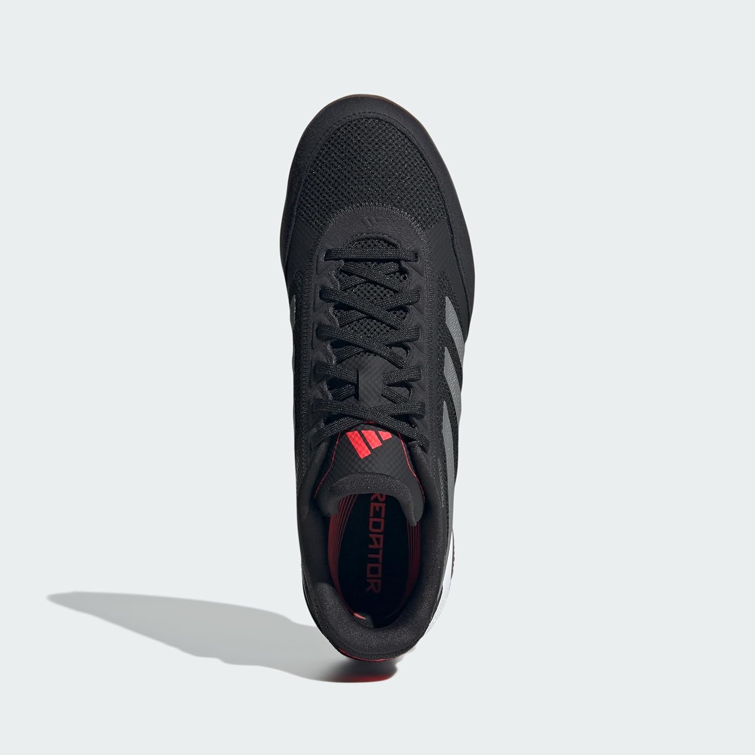 adidas Unisex Predator League IN Football Boots, Core Black Grey Four Lucid Red, 13.5 US