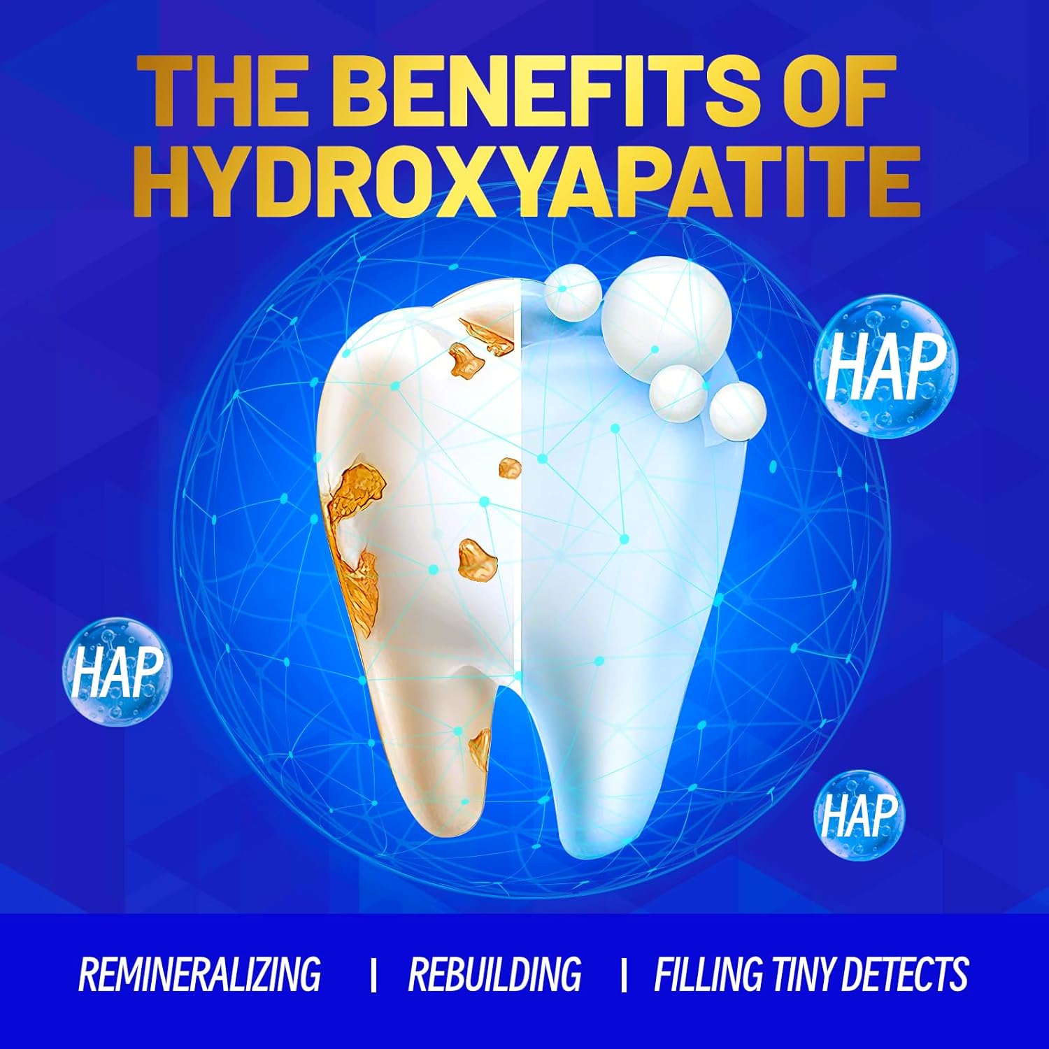 DC24 DAILY CARE Remineralizing Gum with Hydroxyapatite and Xylitol, Sugar Free Gum, Aspartame & Sucralose Free Dental Gum, Supports Fresh Breath and Oral Health, Peppermint Flavor 30 Count (Pack of 3)