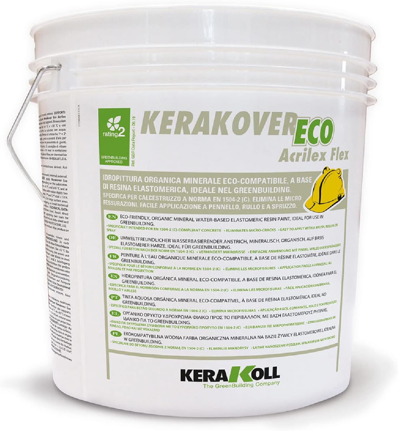 kerakover Eco acrilex Flex Kerakoll 14 Lt White