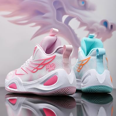 Basketball Shoes Men Women Fashion Sports Shoes Training Shoes Trainers Non-Slip Wear Resistant Basketball Shoes for Adults