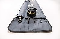 Vista 3 de Moonshine Rod Company Caña de pesca con mosca de acción rápida, caña de grafito de fibra de carbono con estuche de viaje con cremallera, Drifter II