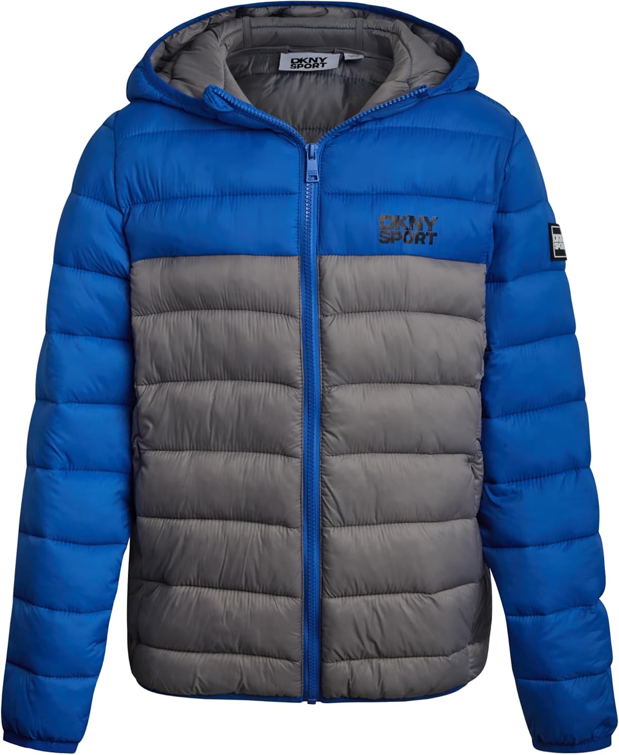 DKNY Boys Puffer Jacket - Midweight Insulated Wind Water Resistant Hooded Puffer Winter Coat - Quilted Winter Jacket for Boys - Image 3