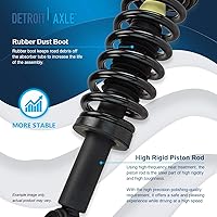 Vista 297 de Detroit Axle - Kit de suspensión delantera de 10 piezas para Chevy Aveo Aveo5 Pontiac G3 Wave 2 Ready Struts Assembly 2 Enlaces de barra