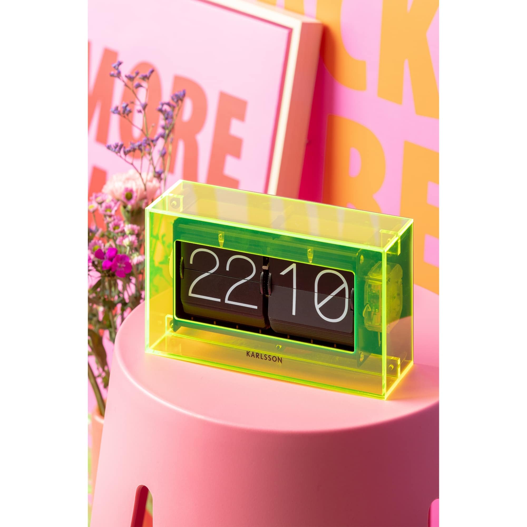 Present Time - Horloge à Poser Boxed Flip H11,7cm