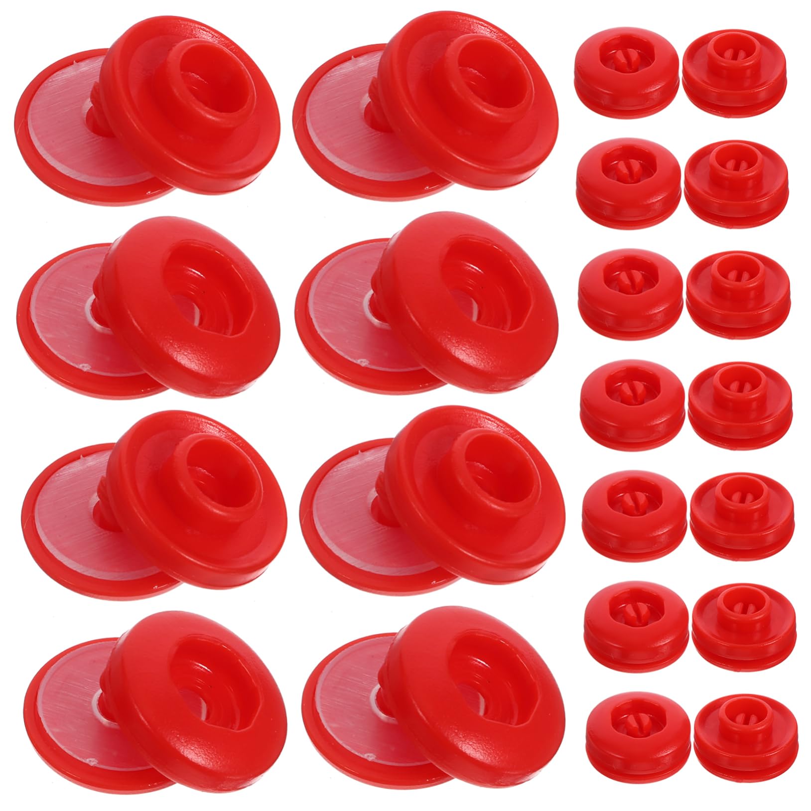 Lurrose 300sätze Snap Buttons Für Kleidung Druckknöpfe Für Bastelprojekte Nähzubehör Für Babybekleidung Hosen Und