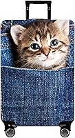 Vista 10 de WUJIAONIAO Funda para Equipaje de Viaje Funda para Maleta Protector 18-32 Pulgadas, Moda