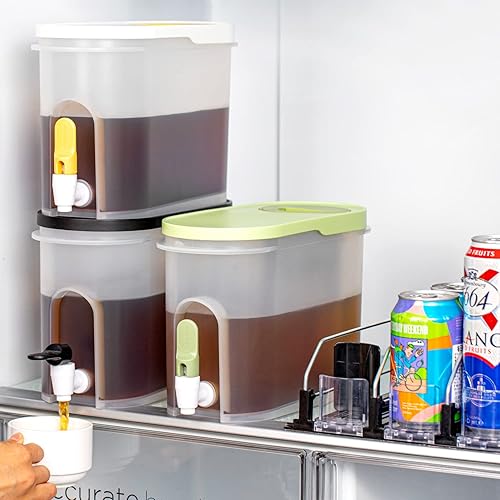 Miniatura 6 de Baraiser Cafetera fría de 1 galón, cafetera helada con filtro de acero de malla ultrafina y espiga, color blanco