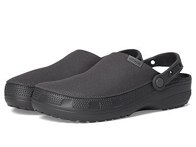 Crocs Classic Crafted Canvas Clogs Clog Shoes Black Sand