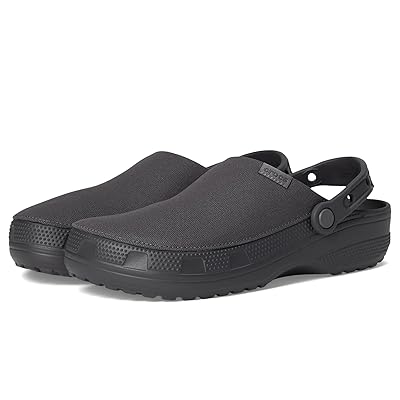 Crocs Classic Crafted Canvas Clogs Clog Shoes Black Sand