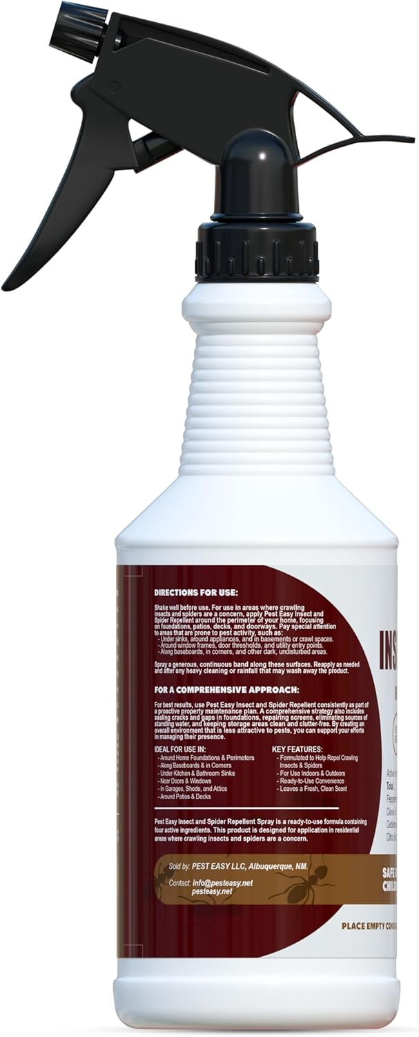 Peppermint Oil Spray for Bugs - Spider Repellent Indoor & Outdoor, Natural Plant-Based Pest Repellent for Ants, Stink Bugs & Roaches, Safe for Home, Garage, Car & RV, 32 oz - Image 7