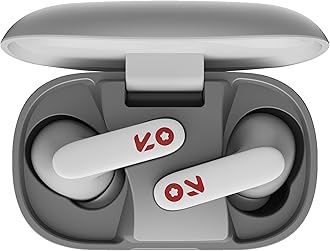 Boult Z20 Wireless Earbuds, Bluetooth 51H Playtime, ENC Mic, Touch Controls, Gaming Mode (Ivory White)