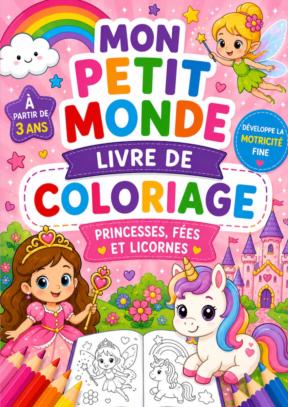 mon petit monde: livre de coloriage