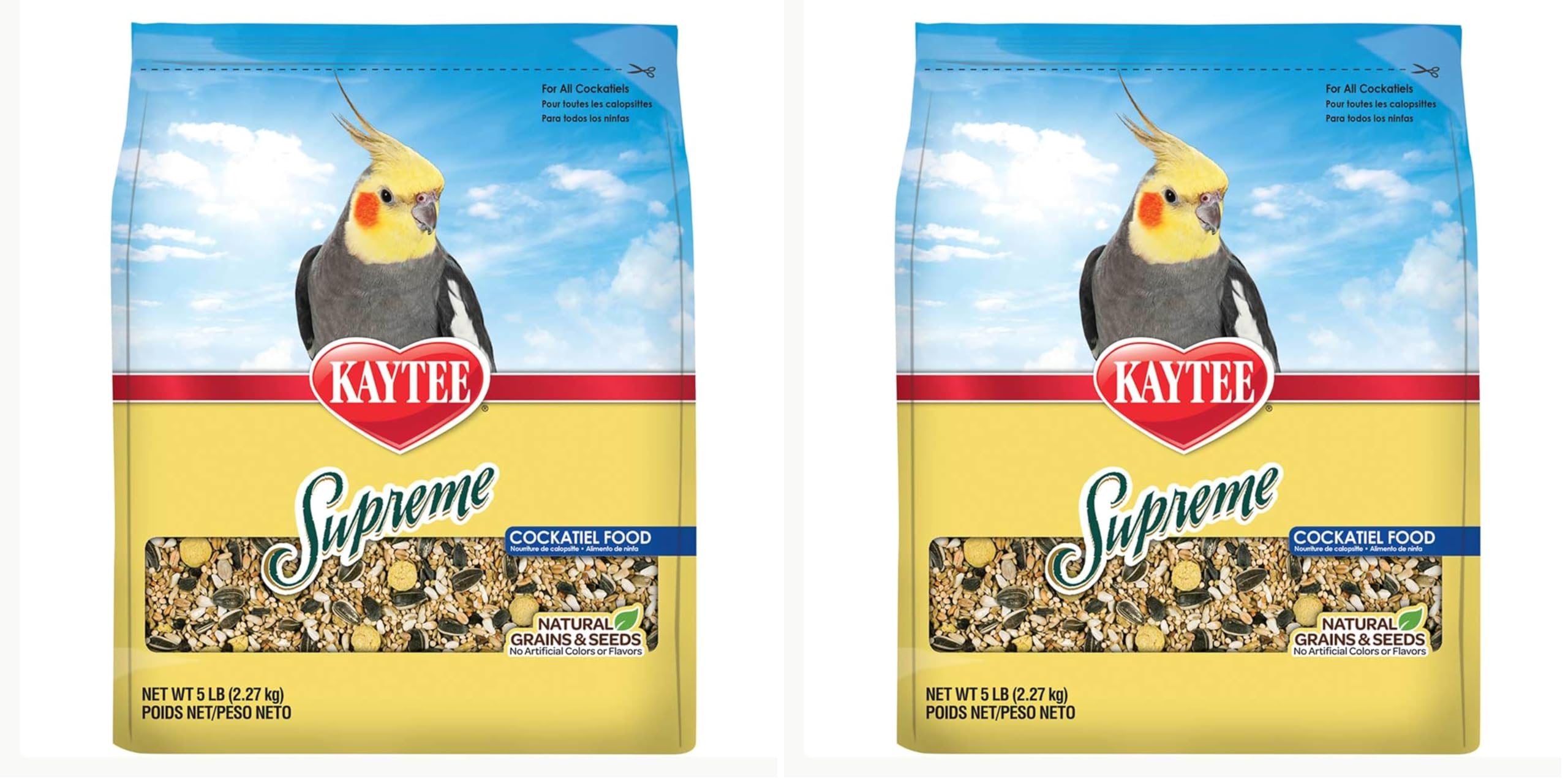 Kaytee Supreme Cockatiel Food 5 lb (Pack of 2)