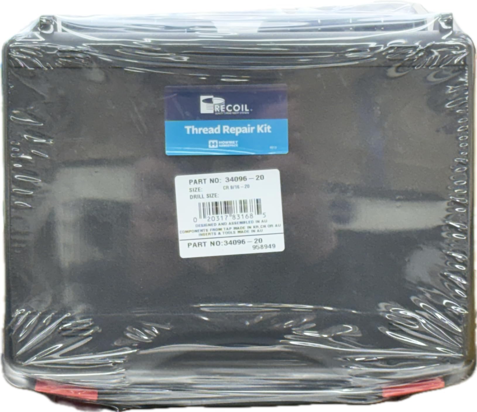 Recoil 34096-20 9/16-20 RH-LH Bicycle Thread Repair Kit