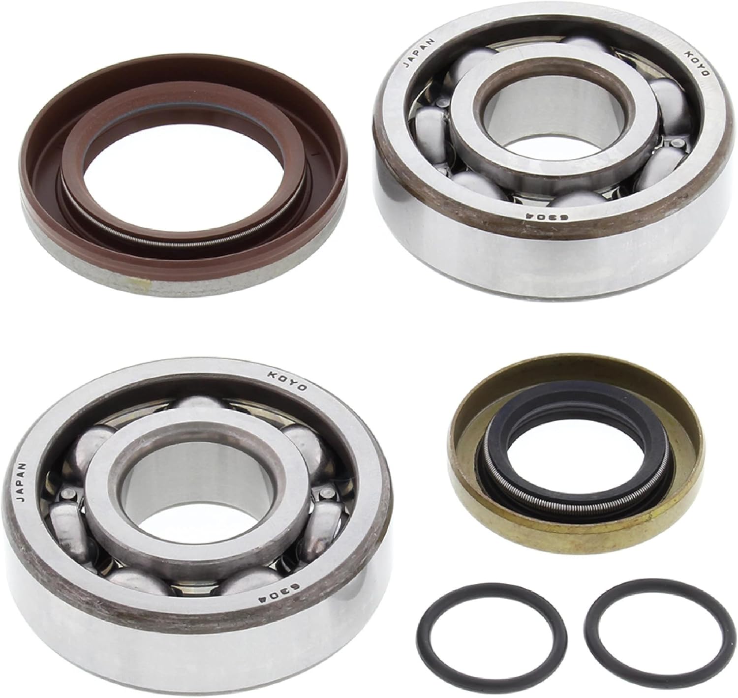 All Balls Racing 24-1103 Crank Bearing and Seal Kit Compatible with/Replacement for KTM 65 SX 2009-2017, 65 SXS 2013-2014, 65 XC 2009, SX 65 2018