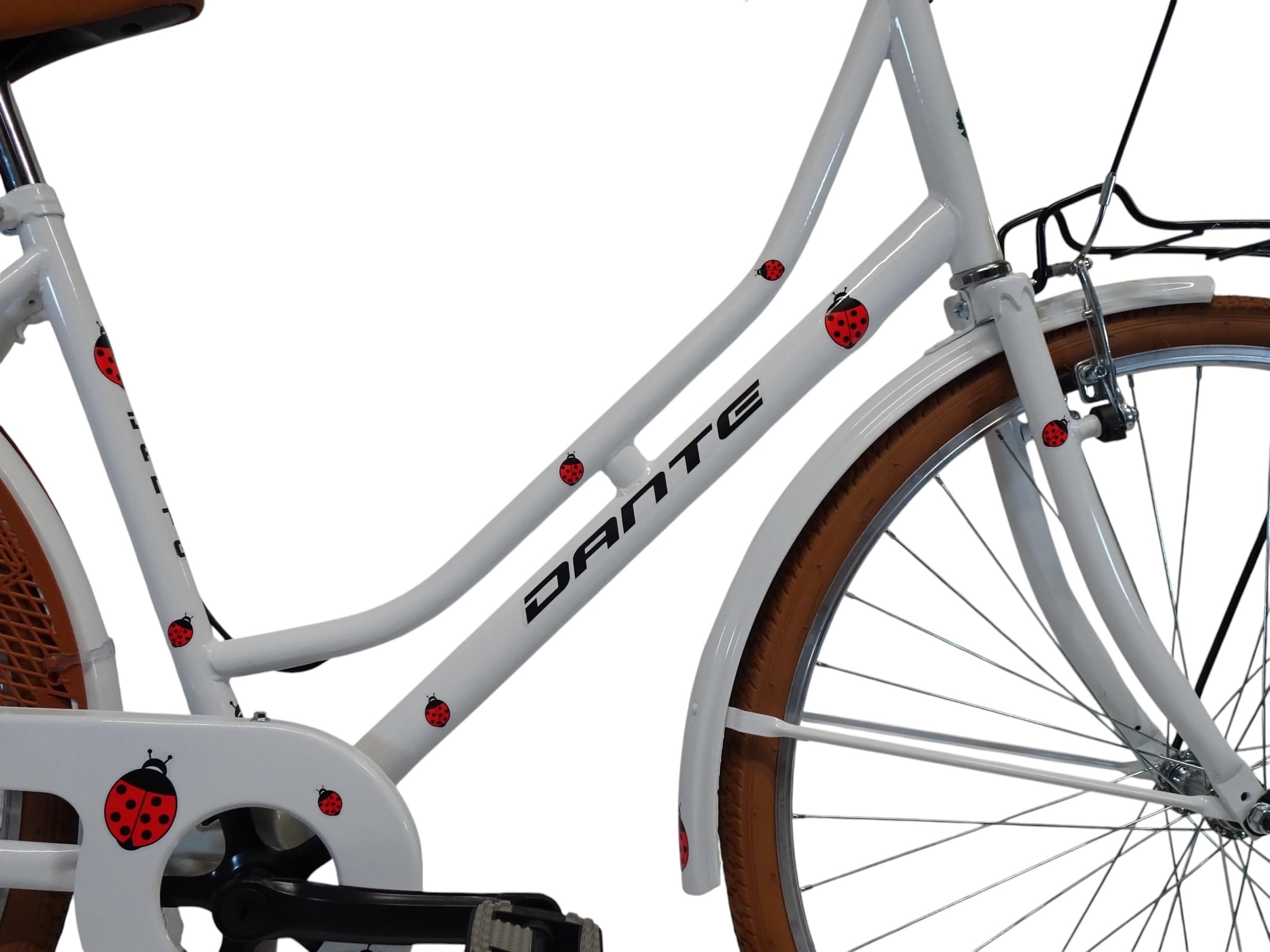 Bicicletta donna da città per passeggio Olanda 26, classica stile retrò ad una velocità, con particolati miele