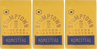 Stumptown Coffee Roasters, Medium Roast Whole Bean Coffee - Homestead Blend, Flavor Notes of Milk Chocolate, Cherry and Orange, 24 Ounces (2 Bags of 12 Ounces)