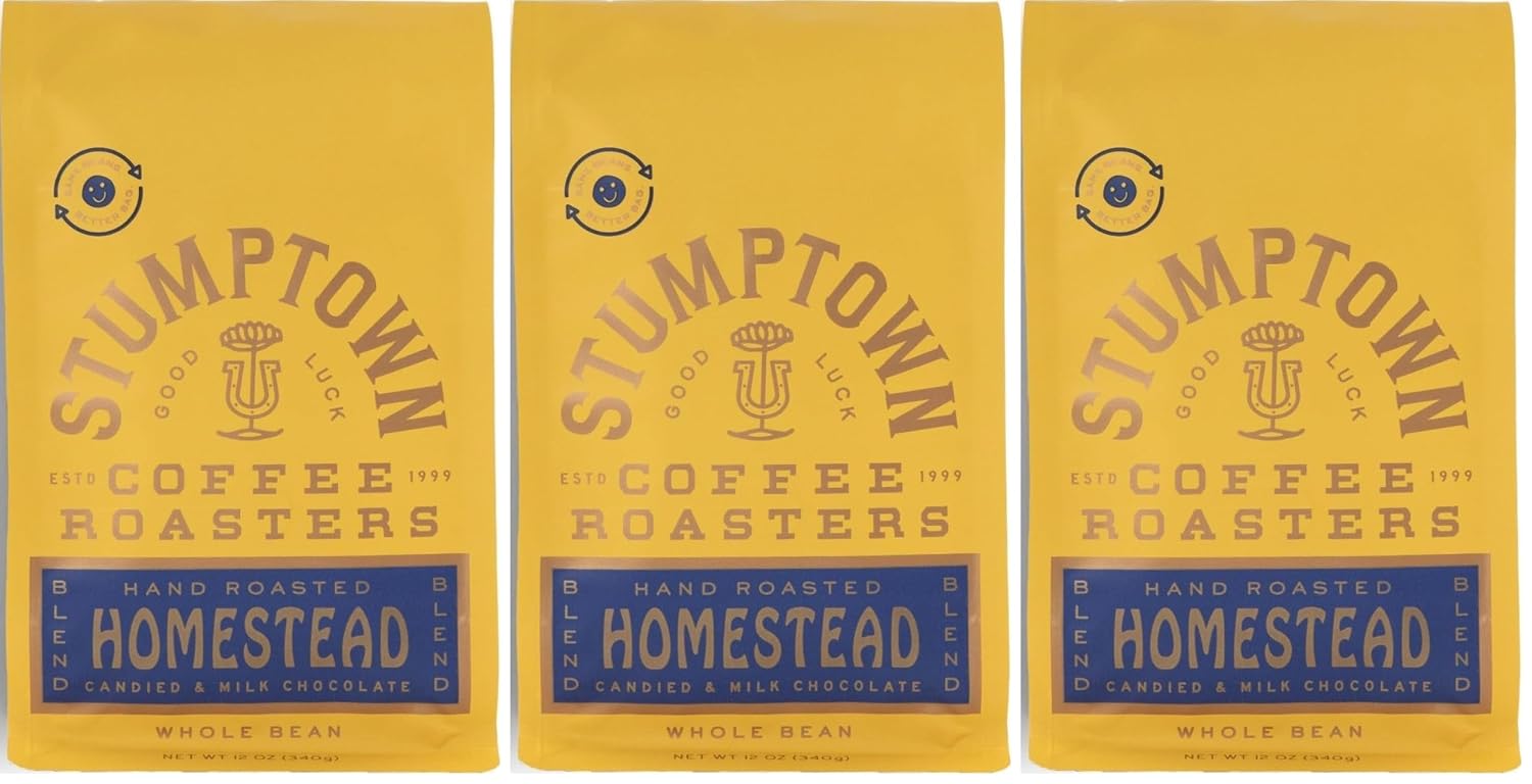 Stumptown Coffee Roasters Medium Roast Whole Bean Coffee | Founder's Blend | Vanilla and Cocoa Notes | 24 Ounces | 2 Bags image 3