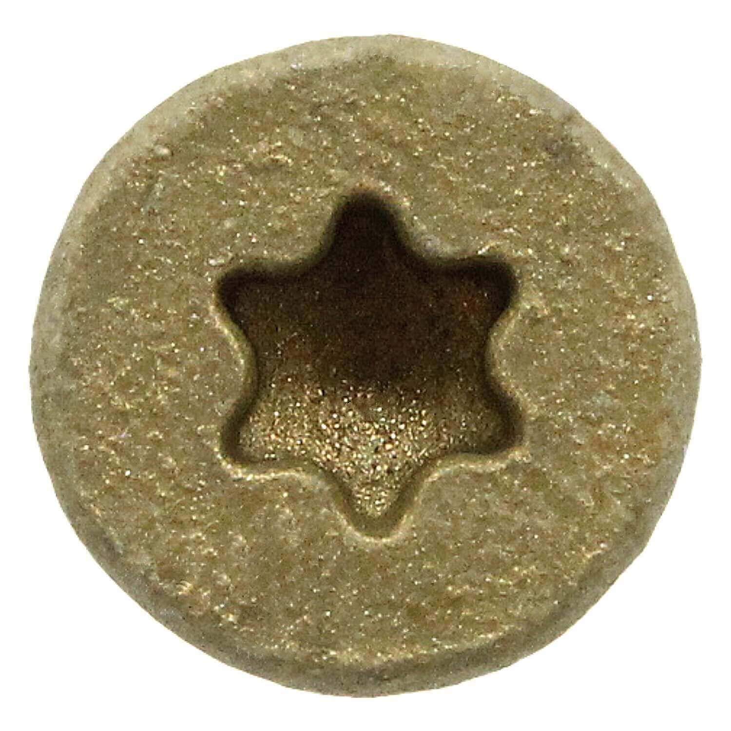 8 x 3/4" Bronze Coated Exterior Coated - ACQ Compatible Multipurpose Wood Screw -Torx/Star Drive Flat Head - 5 POUNDS - 1905 Screws