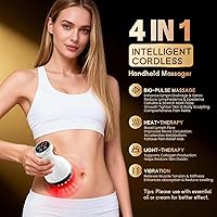 Vista 2 de Masajeador de drenaje linfático y herramienta de masaje anticelulitis, ayuda a reducir las estrías y la celulitis, para piernas, brazos y vientre
