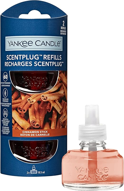 Yankee Candle ScentPlug Fragrance Refills, Cinnamon Stick Plug in Air