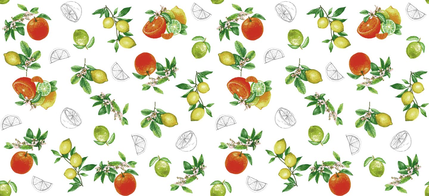 d-c-fix table cloth – Manhattan Citronella (150 x 220 cm) – Vintage-Style Oilcloth for Kitchen, Dining or Garden Table – Table cover, Food-Safe, Waterproof & Easy to Clean