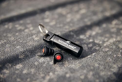 Miniatura 4 de Safariland Protección auditiva Pro Impulse, tapones para los oídos con estuche de almacenamiento para llavero, protección auditiva para tiro, tiro y