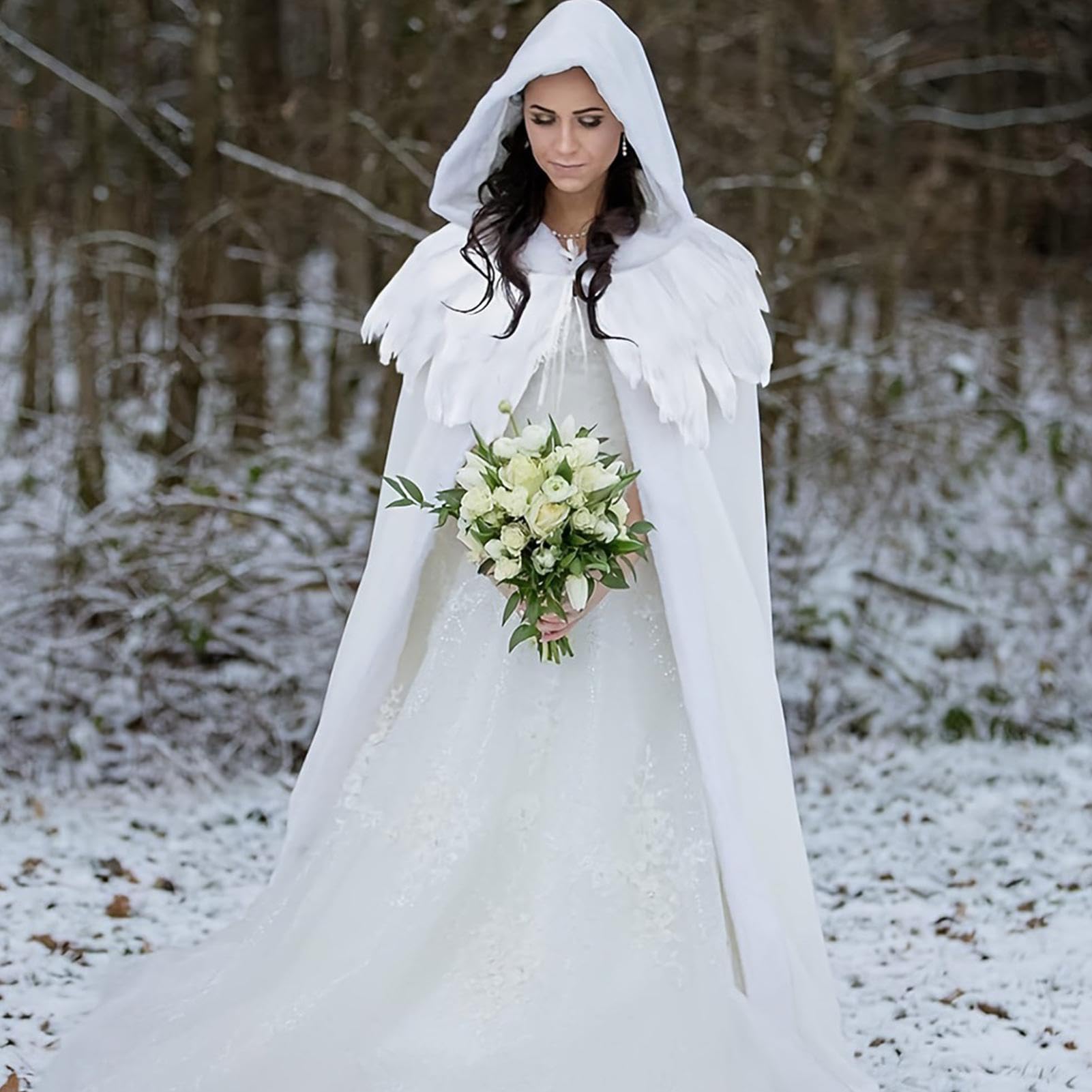 Capa con Capucha para Mujer Túnica Larga Unisex Disfraz De para Halloween | Disfraz de capa de terciopelo con capucha Para Adultos Carnaval Festividades Y De s Cosplay Actuación Escénica Mascarada