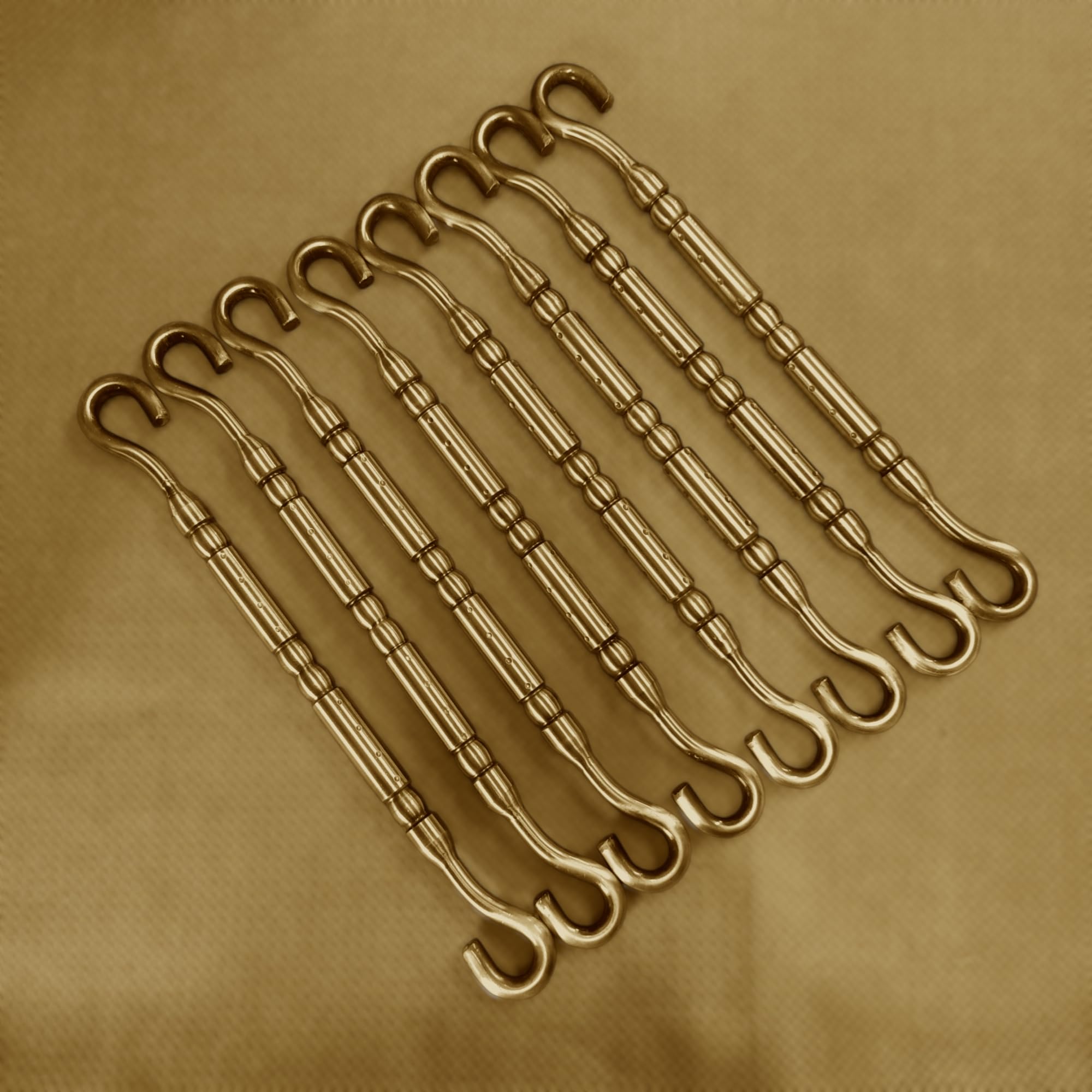 Brass Antique Finish Kkriya Home Decor HI-Grade Quality Life TIME WARRENTY, Extension Rod for Swing Hammock Patio.Pure Stainless Steel 16MM Rod with Capacity of 1000KG. (Swing Rod, 8, Piece)-image-35