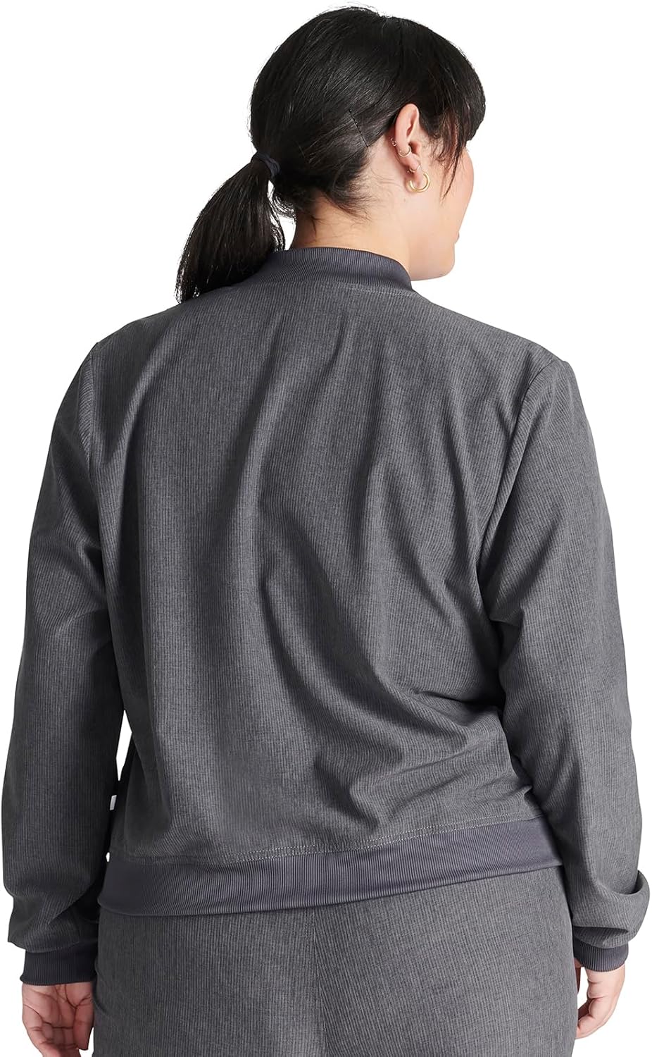 Cherokee Women Scrubs Jacket Zip Front Bomber CK349A