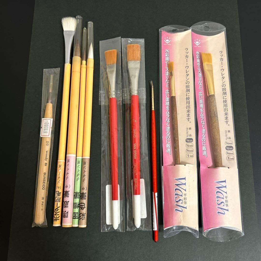 【未使用】筆49本（9種類） 未使用】筆49本（9種類） 未使用】筆49本（9種類） 書道・習字 筆の