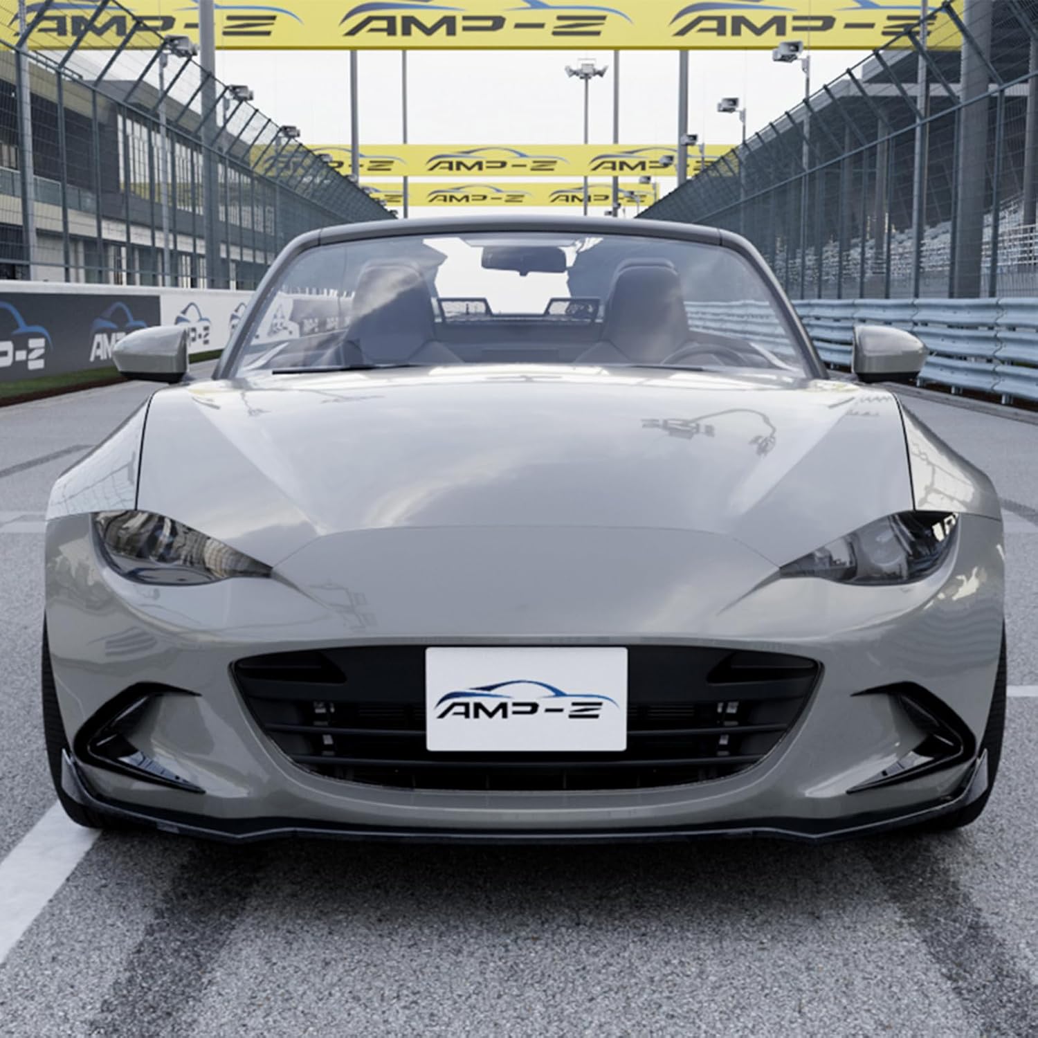 Car Front Bumper Side Air Vent Trim Cover For Mazda MX-5 ND Miata 2016-2025 Gloss Black Carbon Look