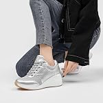 Cestfini Sneakers de haies à talon élevé pour les femmes - Chaussures Hidden Sneakers Dentelles, Meilleur Chioce pour l'usure quotidienne et occasionnelle