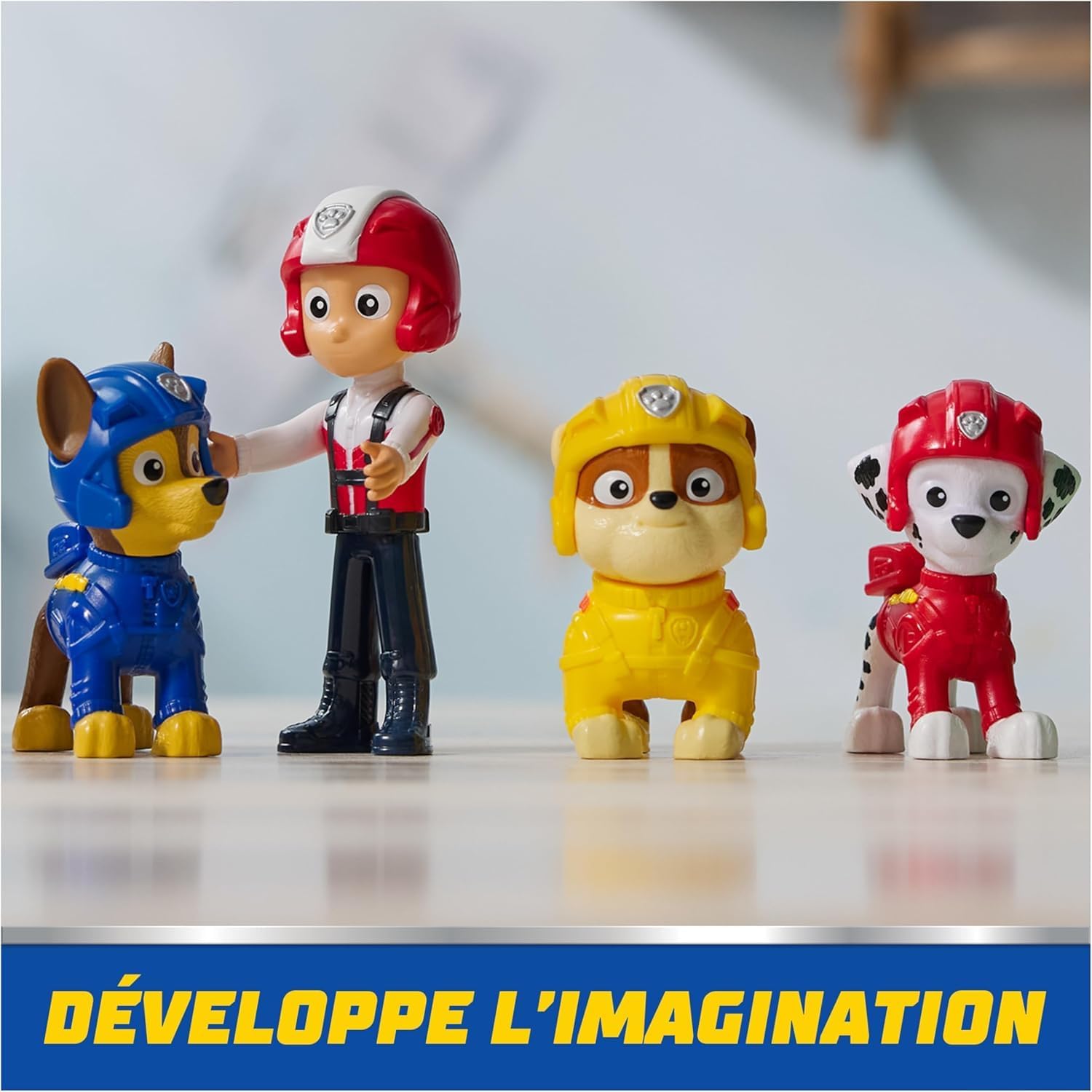 Paw Patrol - Gift Set of 7 Air Rescue Figurines - Collectible Figure - Mission Vaulting - Paw Patrol Toy - Child Gift 3 Years And Above - Children's Toy 3 Years And Above
