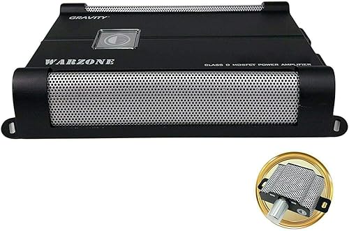 Miniatura 3 de Gravity 2000.1D Clase D Amplificador de audio para automóvil – 1000 vatios True RMS @ 1 Ohm Potencia máxima a 2000W, 1/2/4 Ohm estable, digital,