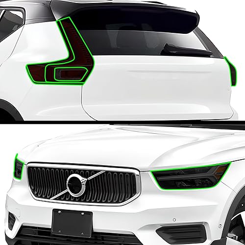 BOGAR TECH DESIGNS Kit de tinte completo para faros traseros compatible con Volvo XC40 2019-2022, humo oscuro