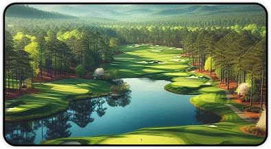 The Emerald Green Golf Courses of Augusta, Georgia - Premium Desk Mat