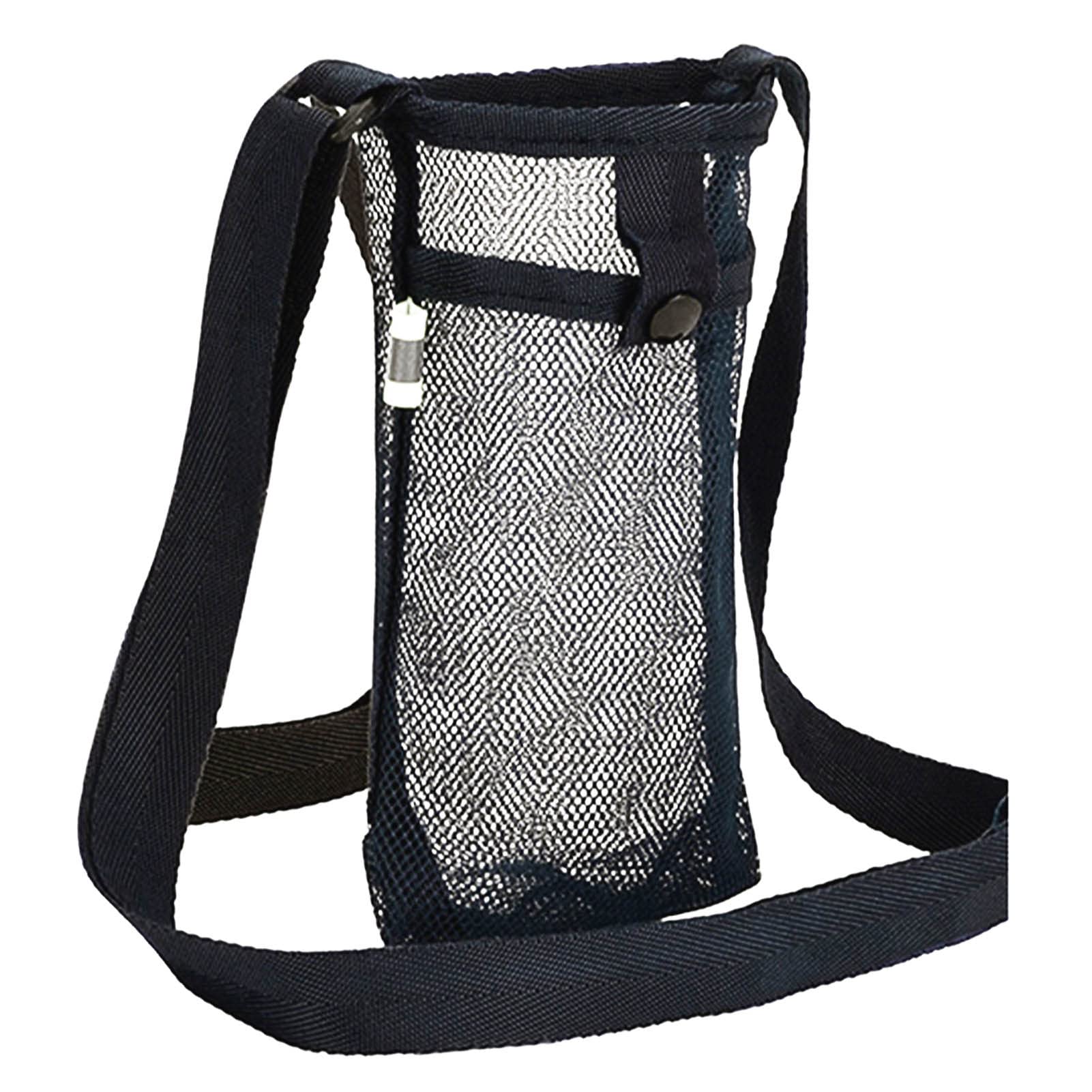 Porte-Bouteille D'Eau En Maille Avec Bandoulière – Pochette Pour Smartphone, Léger, Pour Sport, Plage Et Rando