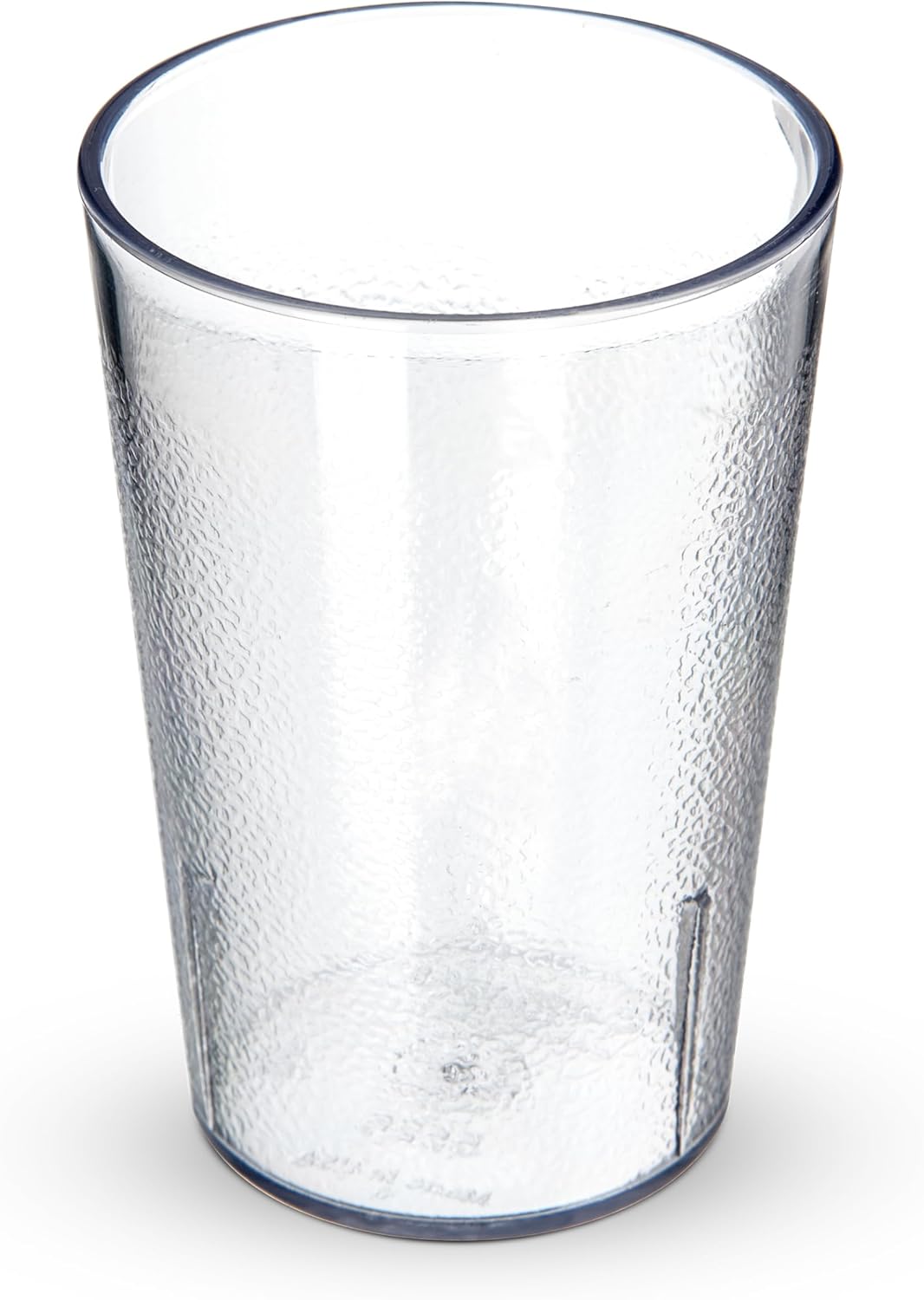 Carlisle FoodService Products Stackable Tumbler with Pebbled Exterior for Kitchen, Restaurants, And Fast Food, Plastic, 8 Ounces, Clear, (Pack of 24) - Image 3